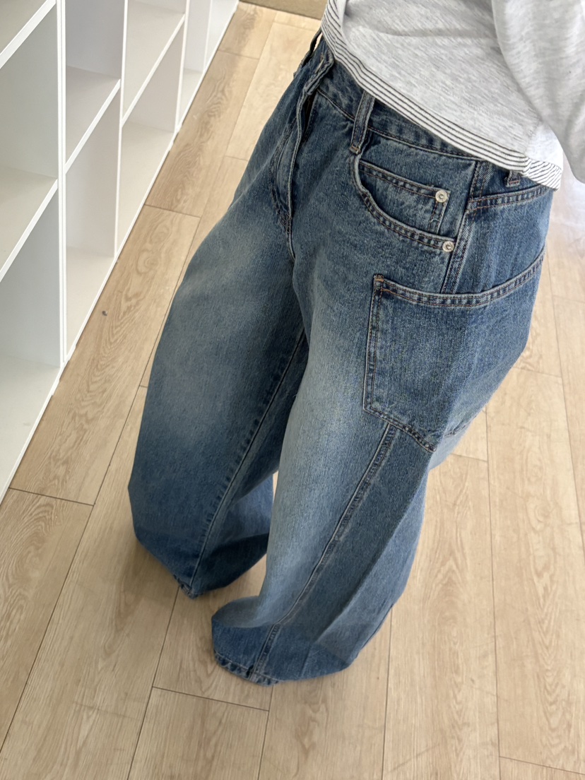 LUMIPLE東大門實拍女士新款時尚26春夏熱賣職業真品牛仔褲LUMIPLE牛仔褲