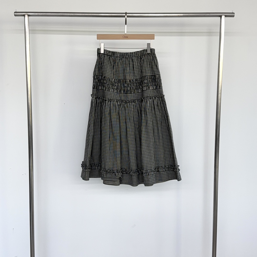 OREE韓國代購女士新款休閑26春夏時尚人氣職業推薦真品長裙OREE長裙
