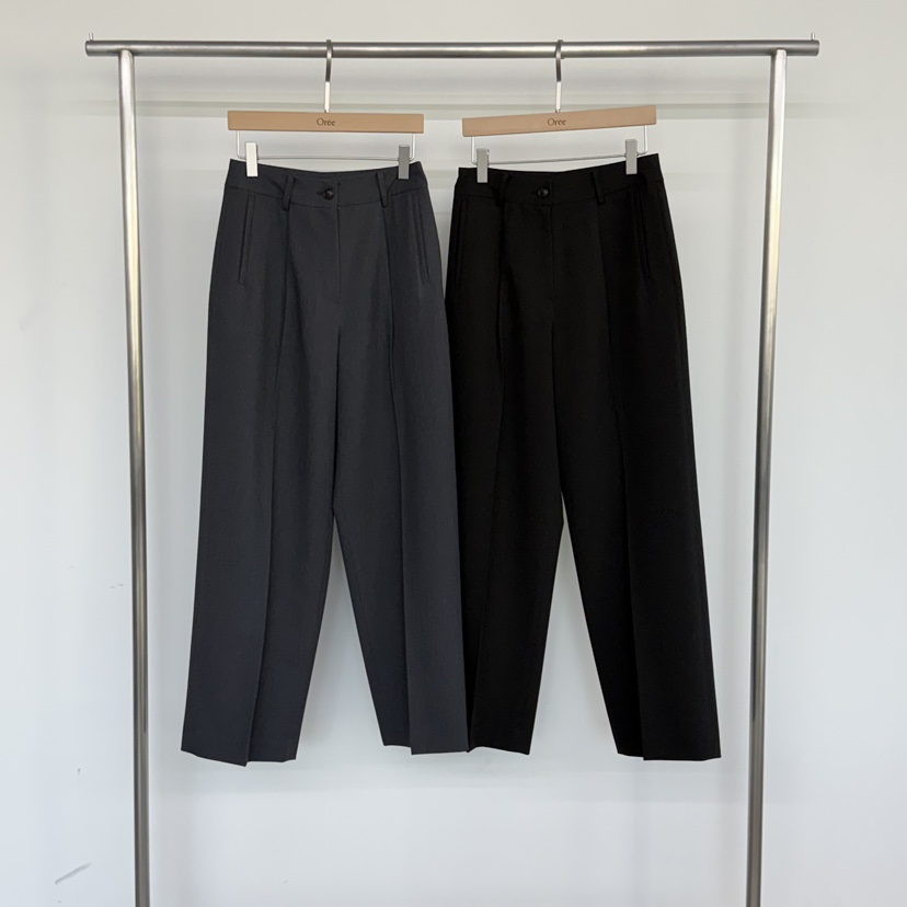 OREE韓國直郵女裝新品推薦人氣時尚休閑熱賣職業26春夏休閑褲OREE休閑褲