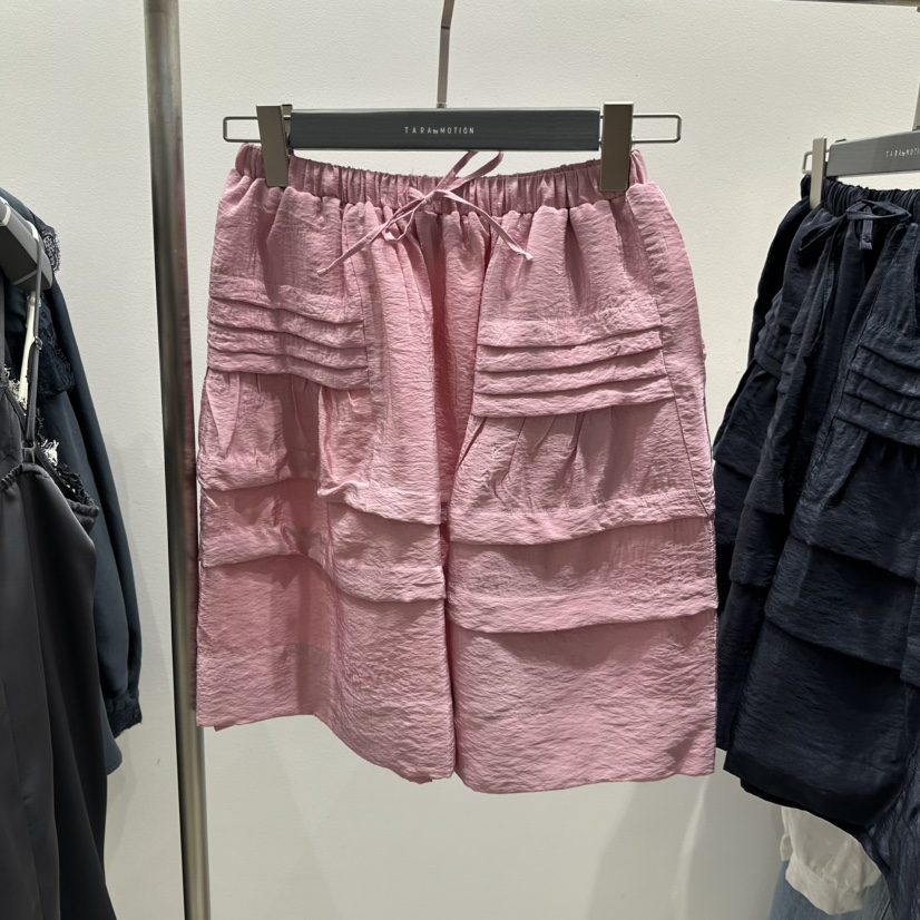 TARABY MOTION東大門實拍女裝新款時尚職業熱賣短裙褶皺TARABY MOTION短裙圖色1