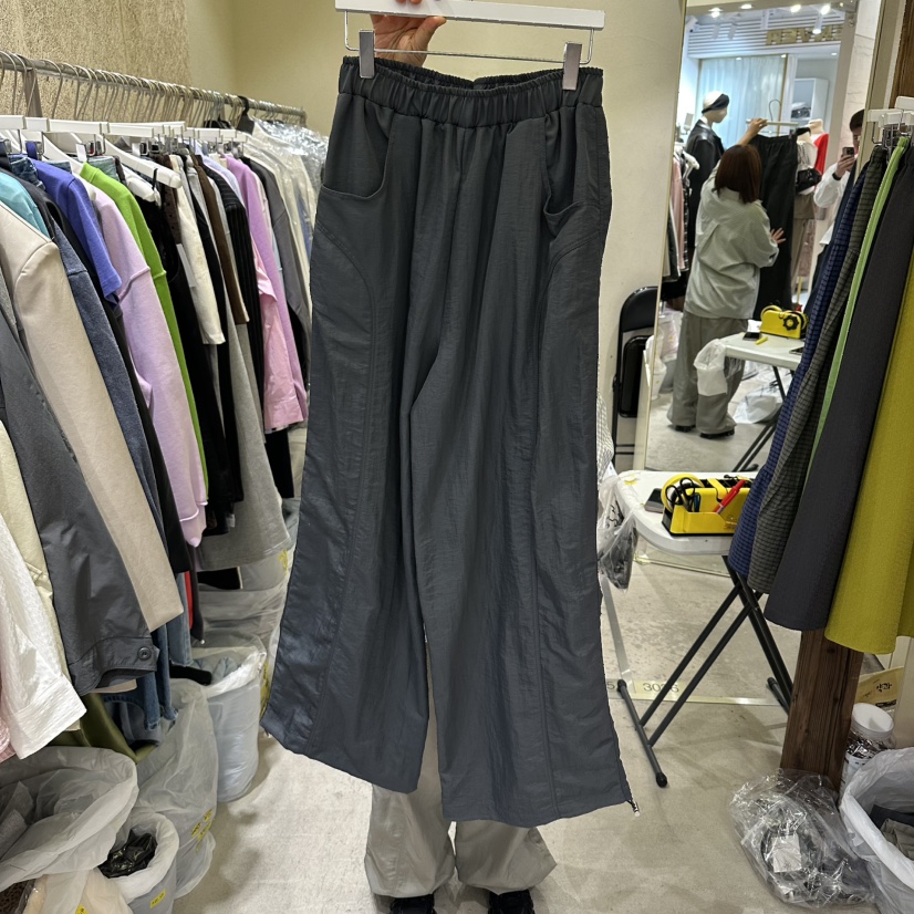 REFLAT韓國直郵女裝新品熱賣26春夏時尚職業人氣休閑褲腰帶REFLAT休閑褲圖色2