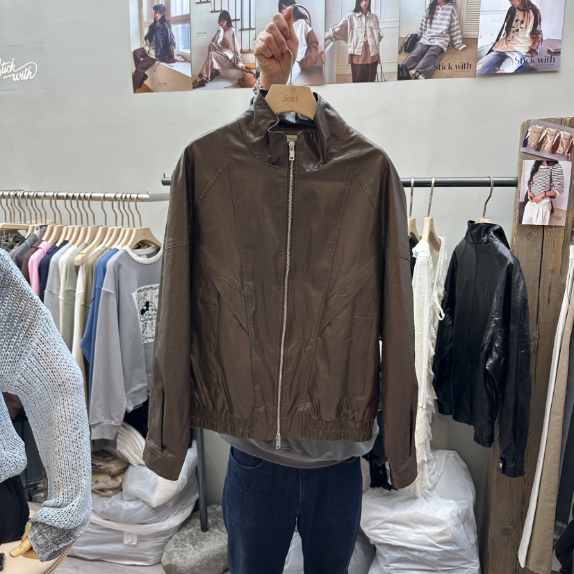 STICK WITH東大門代購女裝新款推薦人氣26春夏時尚休閑夾克STICK WITH夾克圖色1