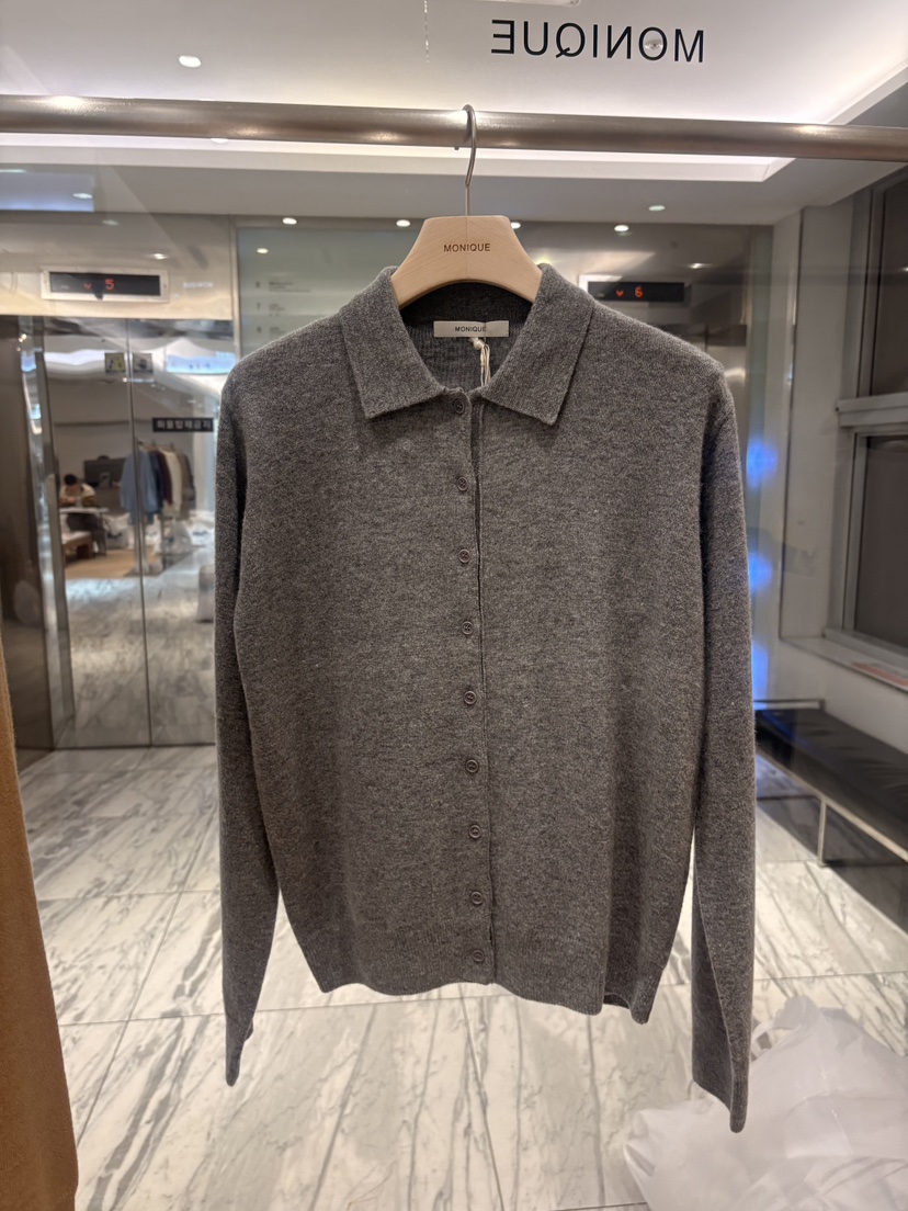 MONIQUE韓國代購女士新款人氣推薦職業26春夏真品休閑針織衫MONIQUE針織衫圖色2