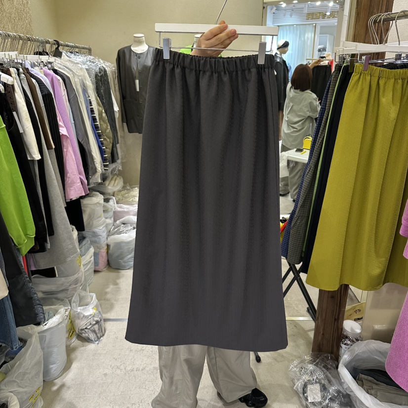 REFLAT韓國直郵女士新品熱賣職業時尚人氣真品休閑26春夏長裙REFLAT長裙圖色2墨色