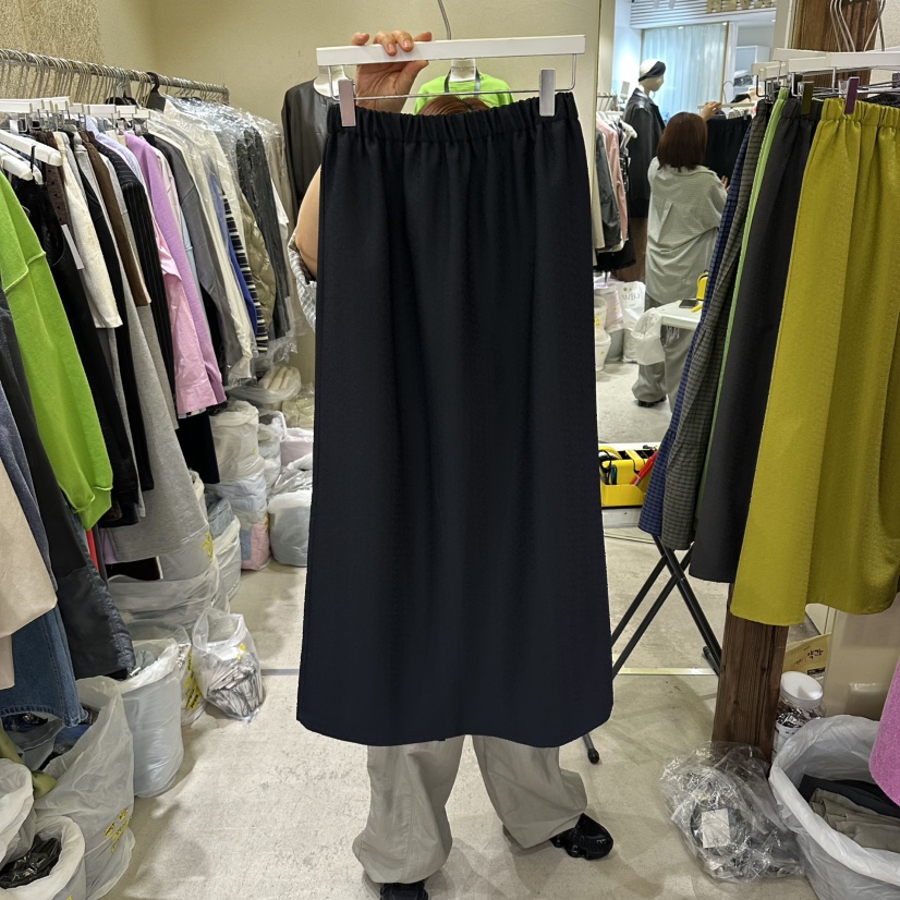 REFLAT韓國直郵女士新品熱賣職業時尚人氣真品休閑26春夏長裙REFLAT長裙圖色3黑色