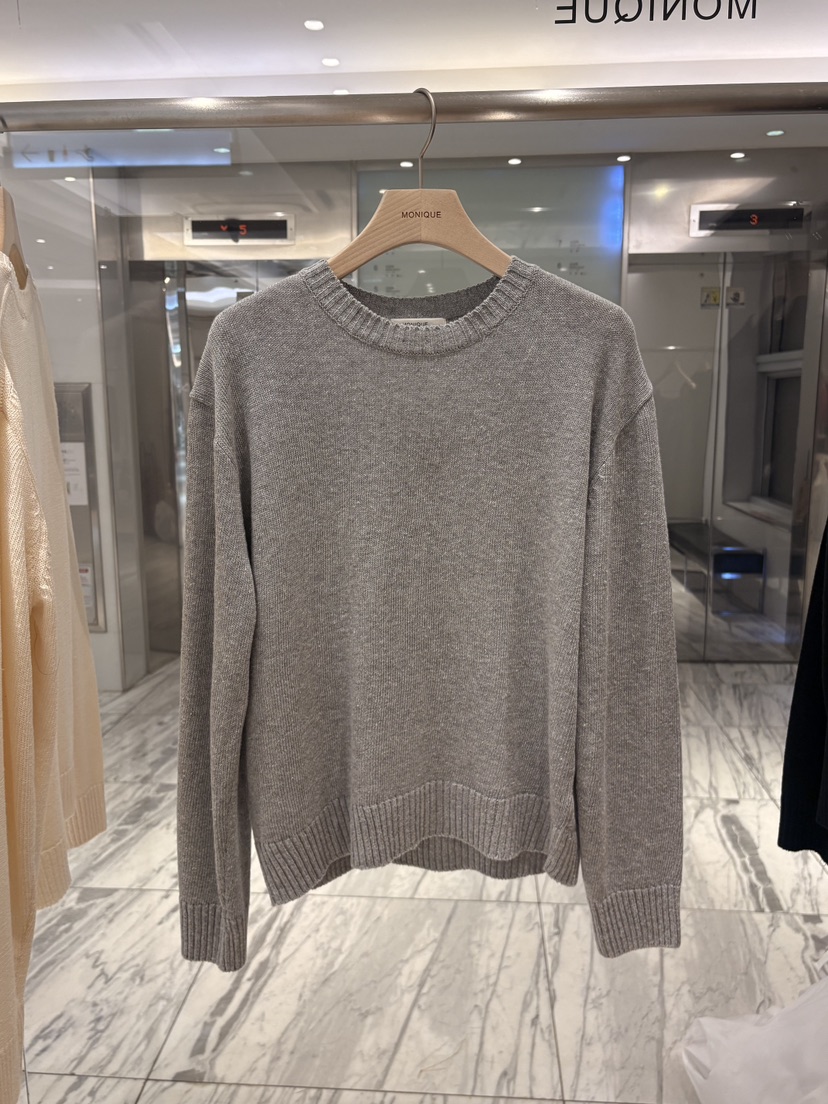MONIQUE韓國代購女士新品休閑推薦職業熱賣人氣26春夏針織衫棉MONIQUE針織衫圖色2