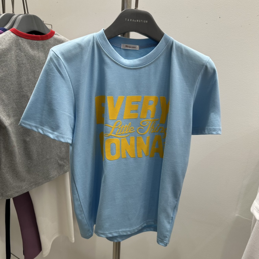 TARABY MOTION東大門實拍女士新品推薦人氣熱賣時尚休閑T恤TARABY MOTIONT恤圖色3