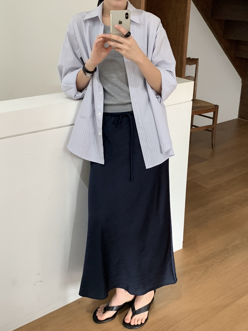 REGULARLY/PLACOR東大門直郵女士新款26春夏襯衫蕾絲衫刺繡條紋REGULARLY/PLACOR襯衫/蕾絲衫