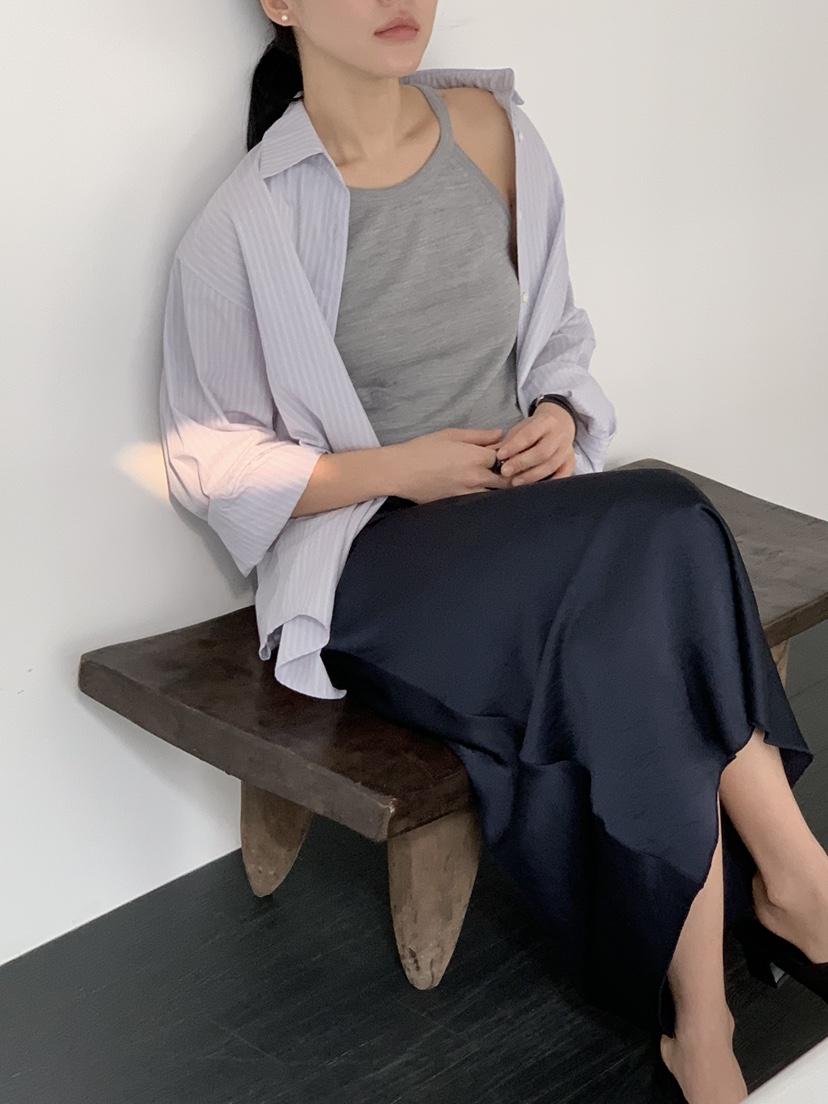 REGULARLY/PLACOR東大門直郵女士新款26春夏襯衫蕾絲衫刺繡條紋REGULARLY/PLACOR襯衫/蕾絲衫