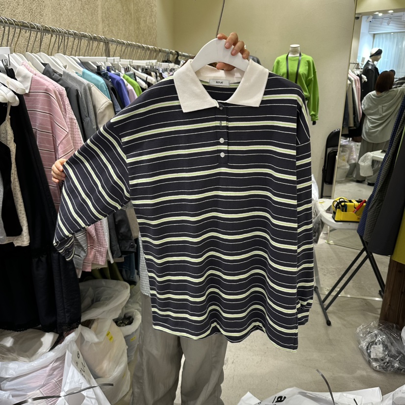 REFLAT韓國直郵女士新品休閑26春夏熱賣推薦職業時尚長袖T恤REFLAT長袖T恤圖色3