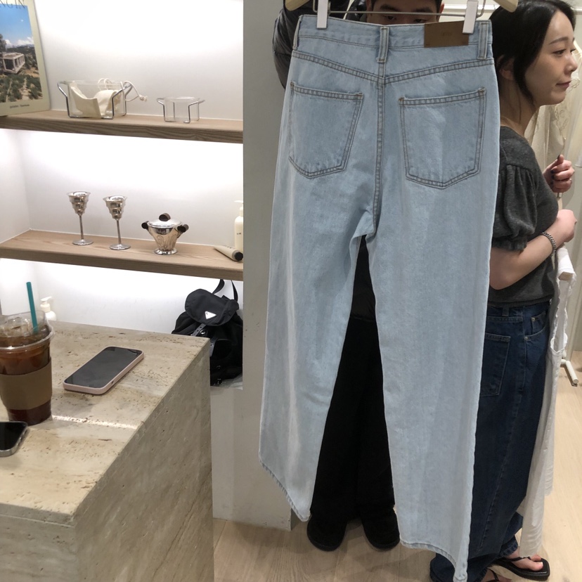 LIFFEY韓國直郵女士新品人氣真品職業推薦26春夏休閑牛仔褲LIFFEY牛仔褲