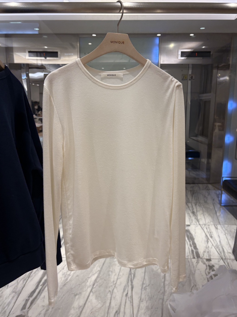 MONIQUE東大門實拍女裝新款休閑26春夏職業人氣時尚長袖T恤MONIQUE長袖T恤圖色1