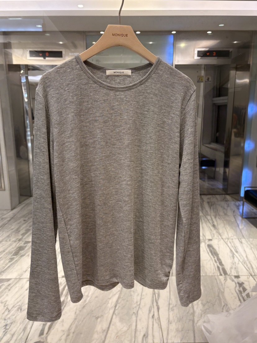 MONIQUE東大門實拍女裝新款休閑26春夏職業人氣時尚長袖T恤MONIQUE長袖T恤圖色3