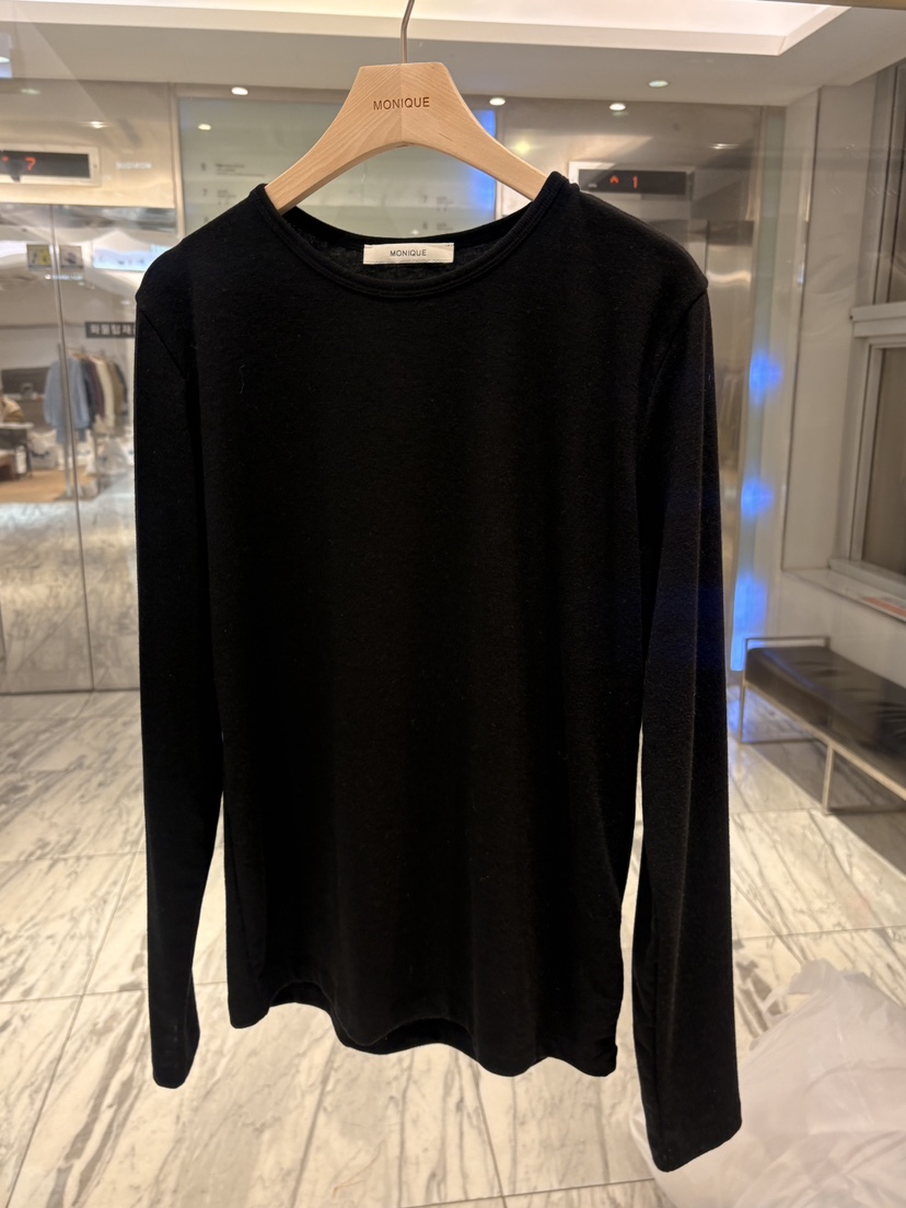 MONIQUE東大門實拍女裝新款休閑26春夏職業人氣時尚長袖T恤MONIQUE長袖T恤圖色4