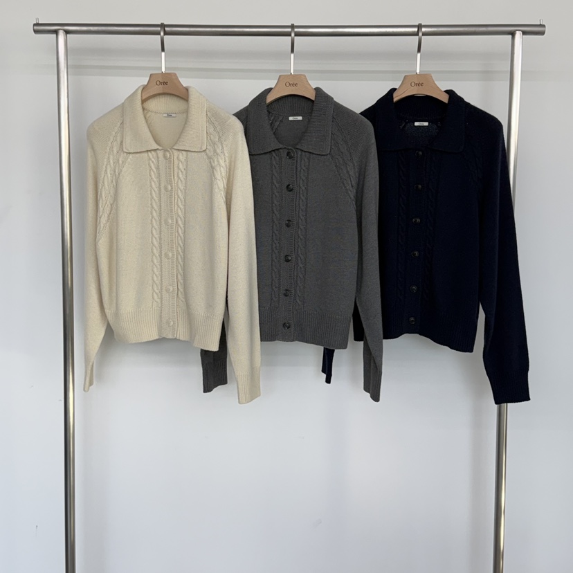 OREE東大門實拍女士新款休閑人氣26春夏時尚職業熱賣針織衫OREE針織衫