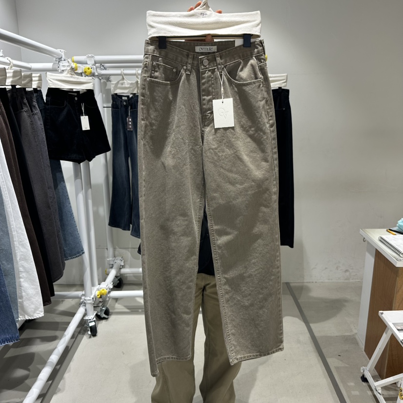 RPM/OVMUTE韓國代購女士新款職業人氣休閑26春夏熱賣牛仔褲RPM/OVMUTE牛仔褲圖色2