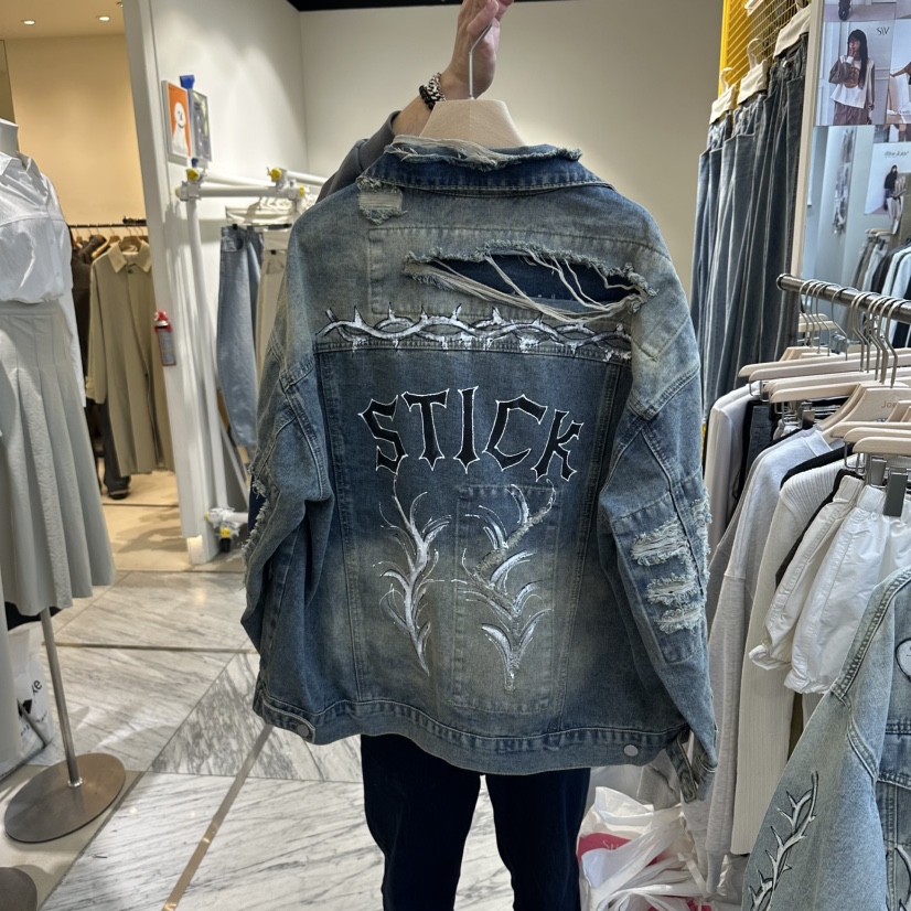 STICK WITH韓國直郵女裝新款推薦真品時尚熱賣休閑26春夏夾克STICK WITH夾克