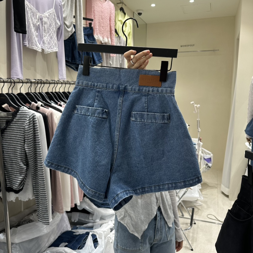 MONOPOLY東大門實拍女裝新款人氣熱賣職業時尚26春夏短褲MONO_POLY短褲