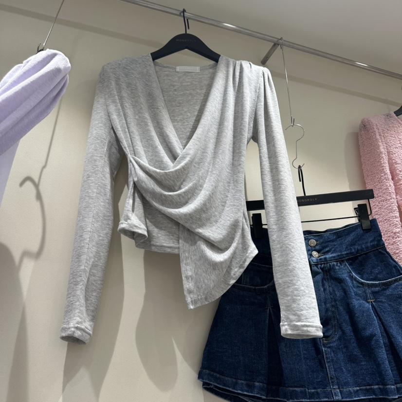 MONOPOLY東大門代購女士新款人氣熱賣推薦26春夏真品長袖T恤MONO_POLY長袖T恤圖色4