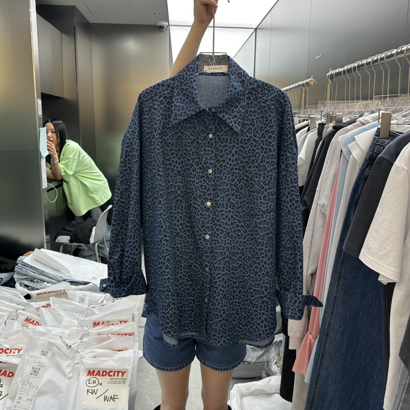 MADCITY/SAGAFURS東大門實拍女士新品時尚休閑襯衫蕾絲衫MADCITY/SAGAFURS襯衫/蕾絲衫圖色2