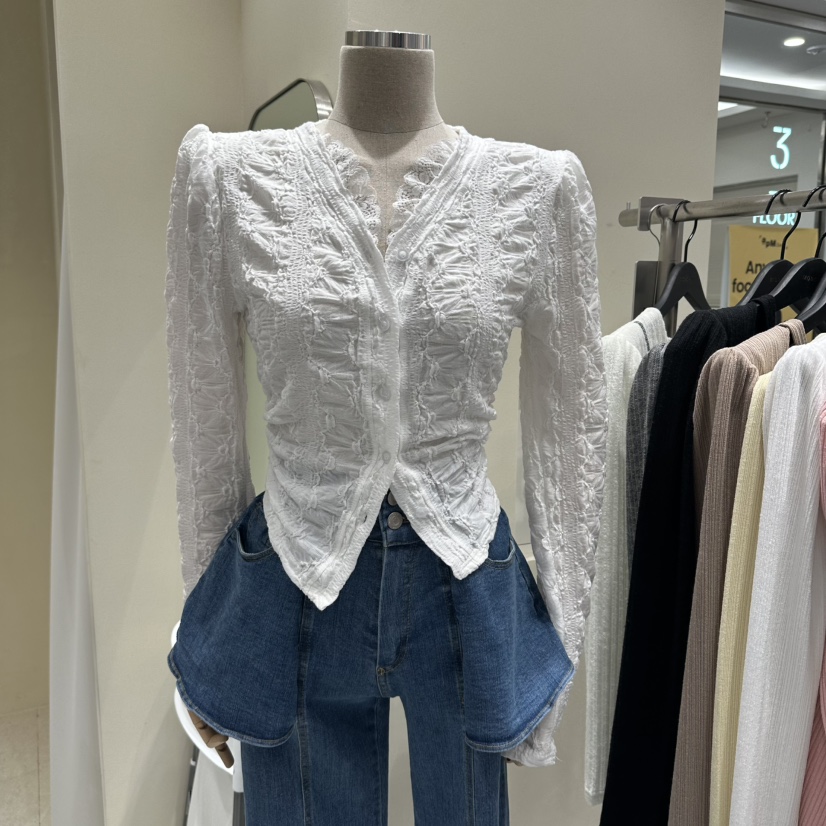 MONOPOLY東大門實拍女士新品真品推薦26春夏熱賣人氣長袖T恤MONO_POLY長袖T恤圖色1