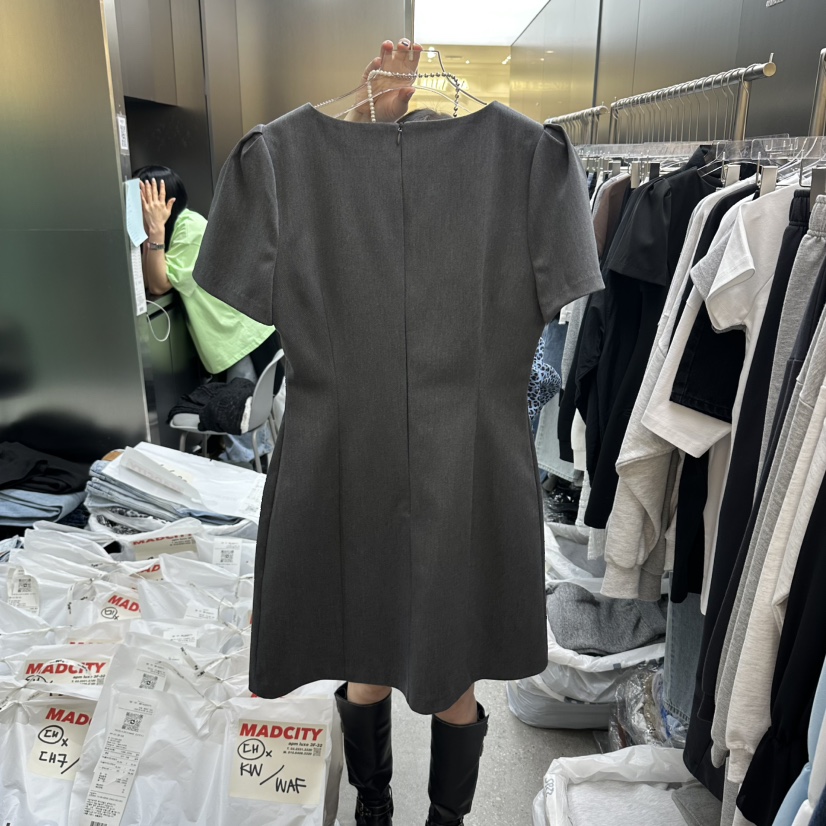 MADCITY/SAGAFURS韓國代購女士新款人氣26春夏連衣裙不含項鏈MADCITY/SAGAFURS連衣裙