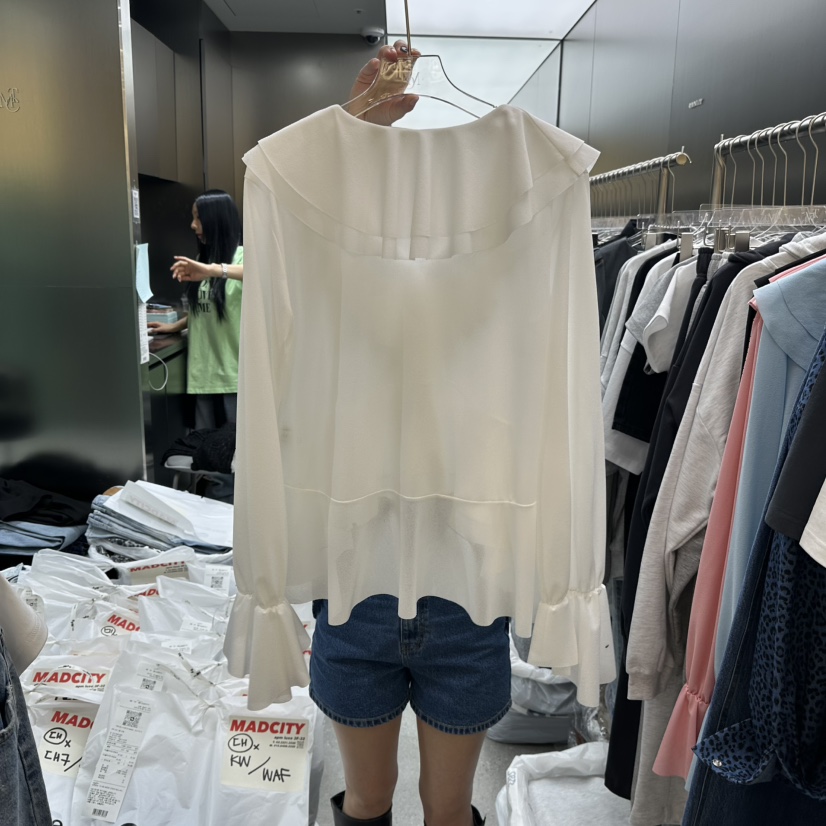 MADCITY/SAGAFURS韓國直郵女士新品推薦職業26春夏襯衫蕾絲衫MADCITY/SAGAFURS襯衫/蕾絲衫