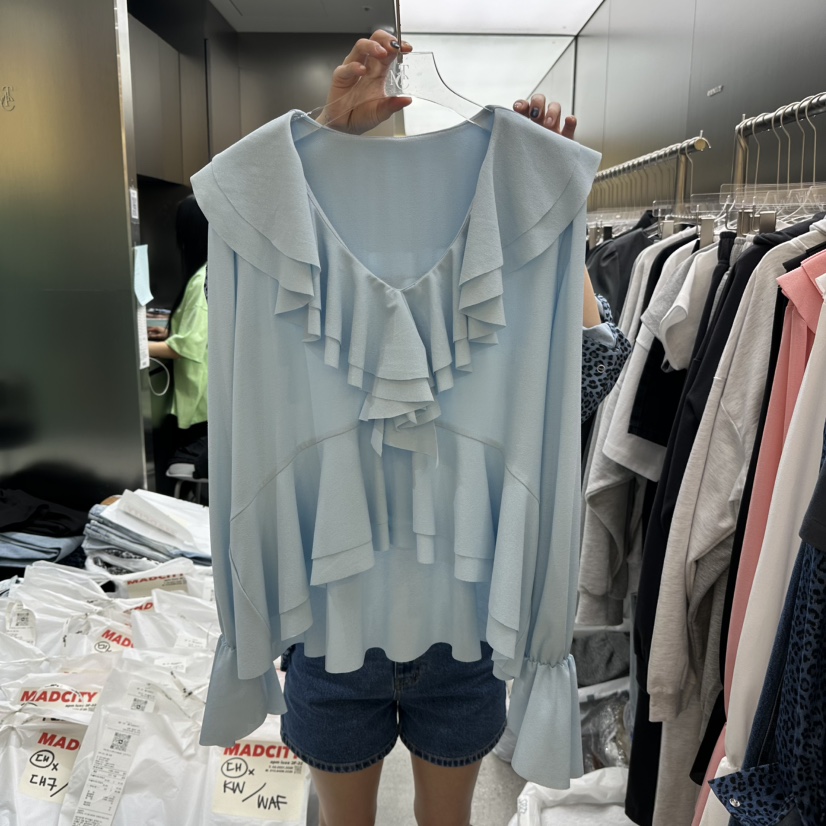 MADCITY/SAGAFURS韓國直郵女士新品推薦職業26春夏襯衫蕾絲衫MADCITY/SAGAFURS襯衫/蕾絲衫圖色2