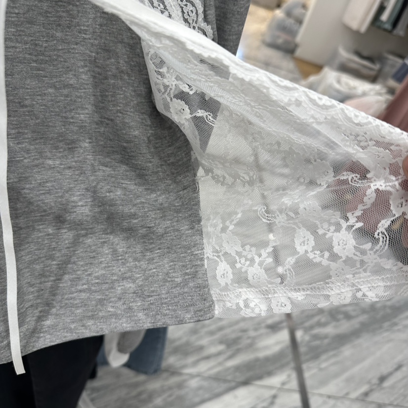 MONOPOLY東大門直郵女士新款休閑熱賣26春夏長袖T恤假兩件MONO_POLY長袖T恤