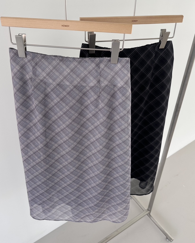 HOWDY東大門代購女士新款職業真品26春夏推薦半身裙中短裙HOWDY半身裙/中短裙圖色2左二色