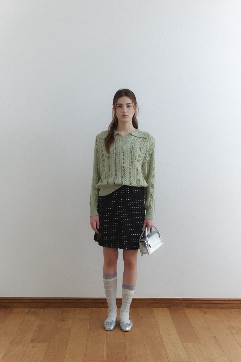 BIEN GARDER韓國代購女士新品推薦26春夏熱賣時尚休閑毛衣BIEN GARDER毛衣