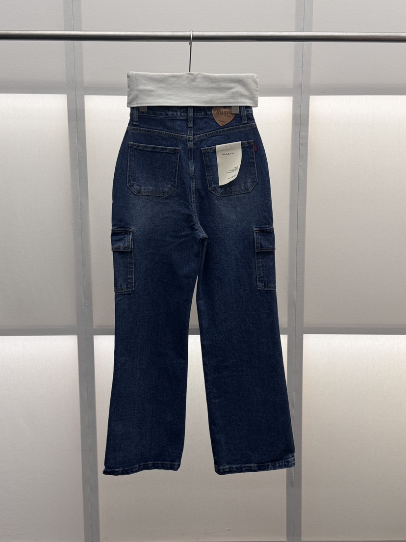 MILUI東大門直郵女裝新款真品26春夏人氣職業熱賣休閑牛仔褲MILUI牛仔褲