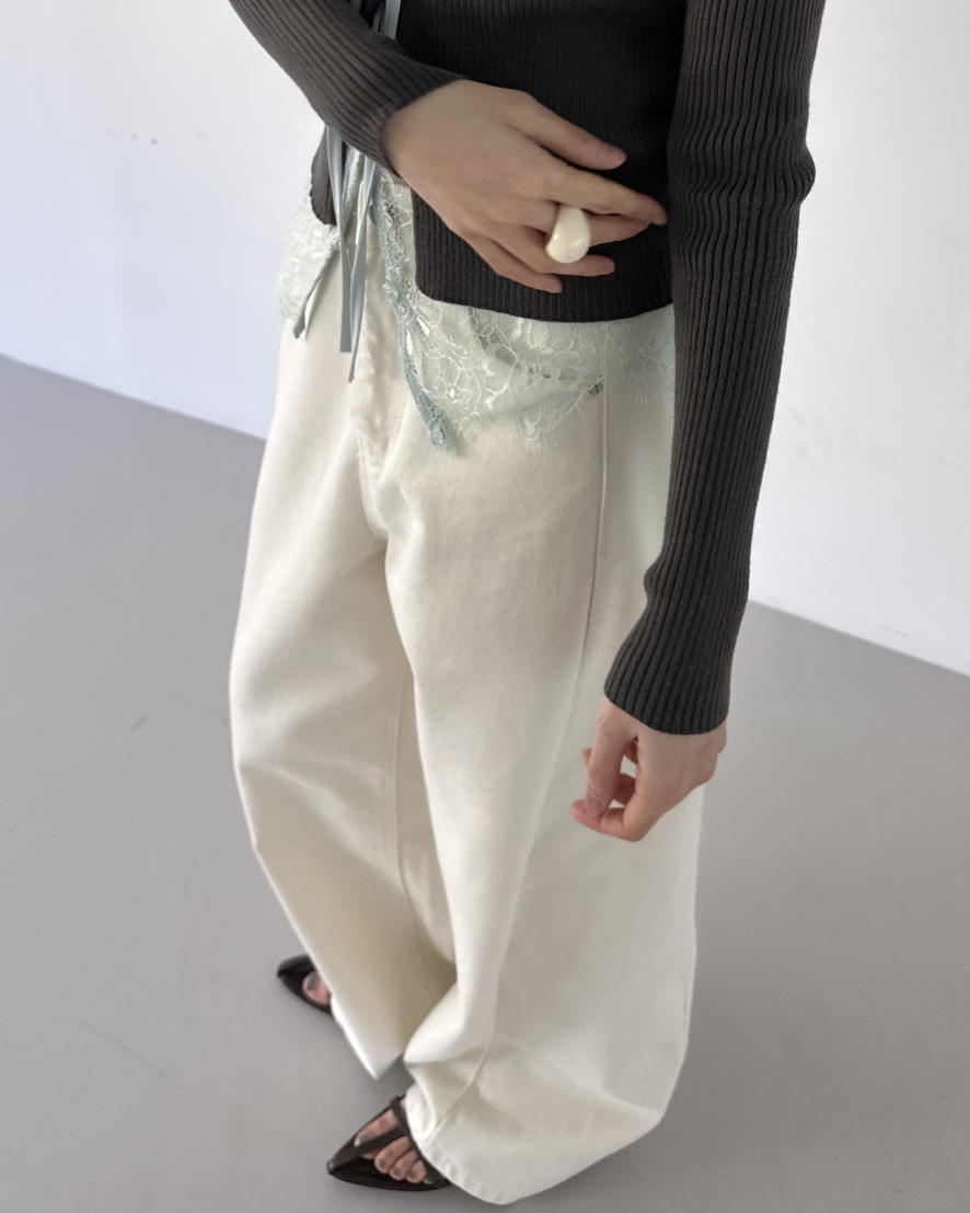 HOWDY東大門實拍女士新款人氣職業26春夏推薦時尚休閑牛仔褲HOWDY牛仔褲