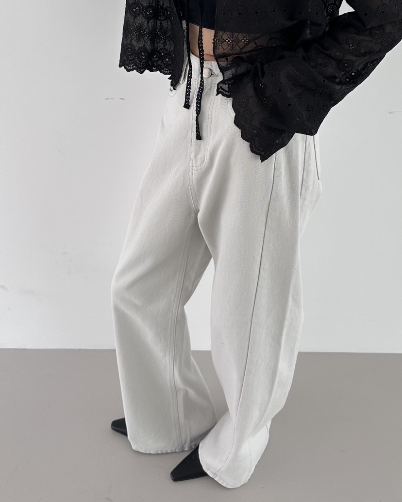 HOWDY東大門實拍女士新款人氣職業26春夏推薦時尚休閑牛仔褲HOWDY牛仔褲