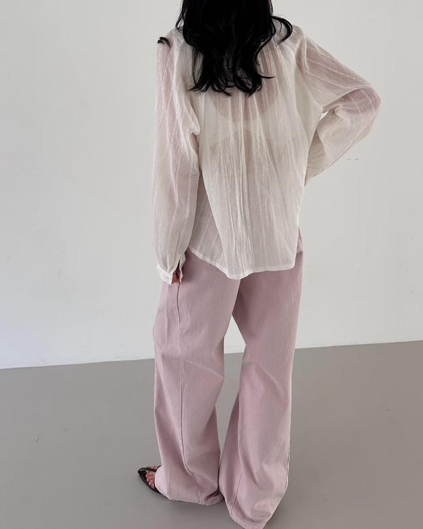 HOWDY東大門實拍女士新款人氣職業26春夏推薦時尚休閑牛仔褲HOWDY牛仔褲