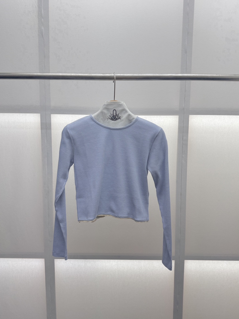 MILUI東大門實拍女裝新品推薦職業熱賣人氣26春夏長袖T恤MILUI長袖T恤