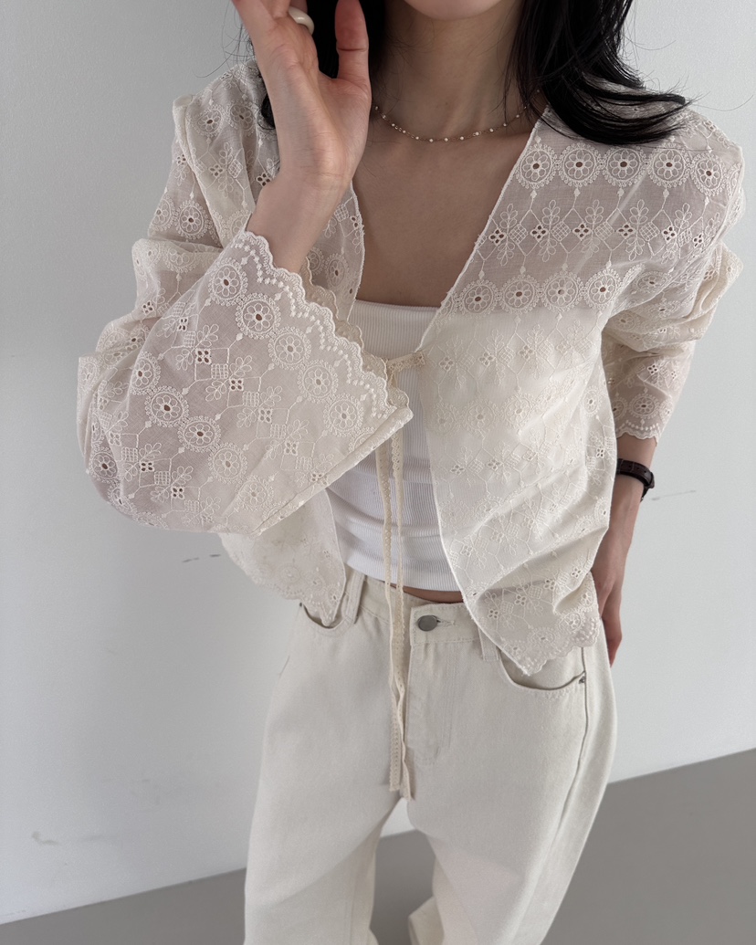 HOWDY東大門實拍女士新品26春夏人氣時尚襯衫蕾絲衫不含內搭HOWDY襯衫/蕾絲衫