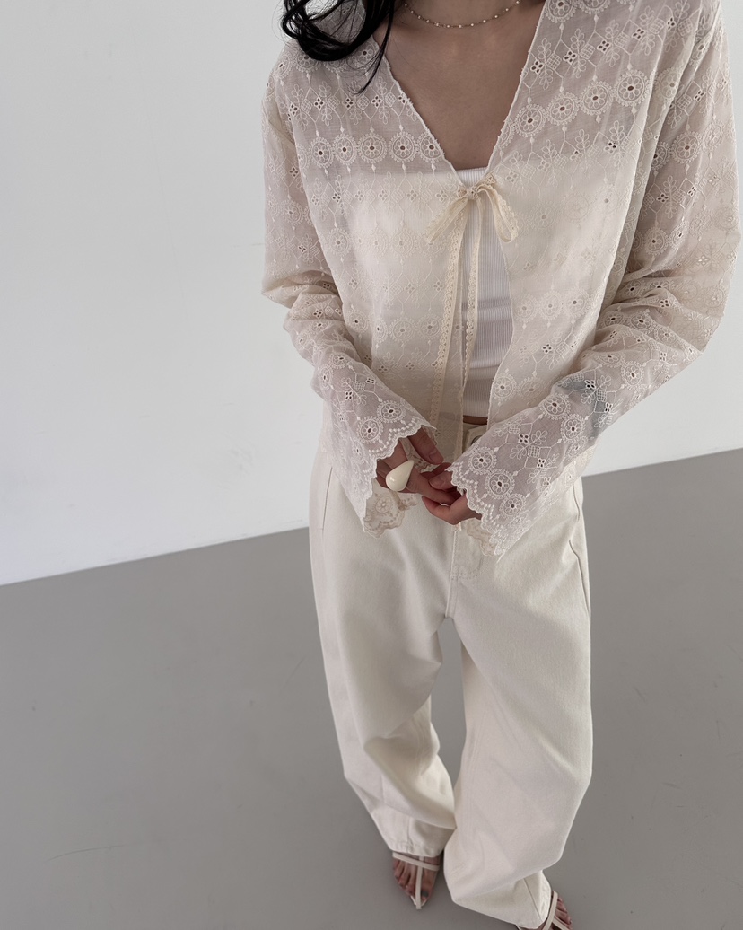 HOWDY東大門實拍女士新品26春夏人氣時尚襯衫蕾絲衫不含內搭HOWDY襯衫/蕾絲衫