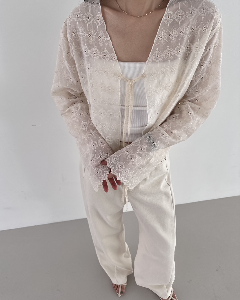 HOWDY東大門實拍女士新品26春夏人氣時尚襯衫蕾絲衫不含內搭HOWDY襯衫/蕾絲衫