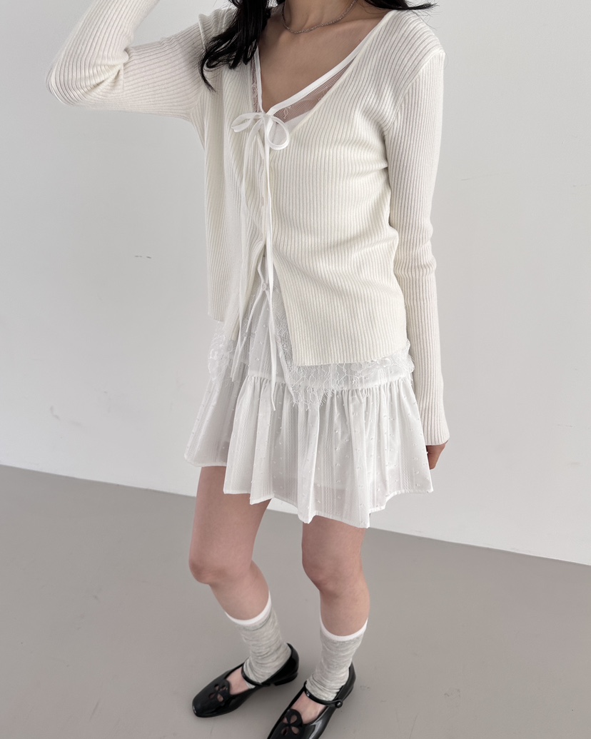 HOWDY韓國直郵女士新品真品休閑人氣推薦時尚針織衫假兩件HOWDY針織衫