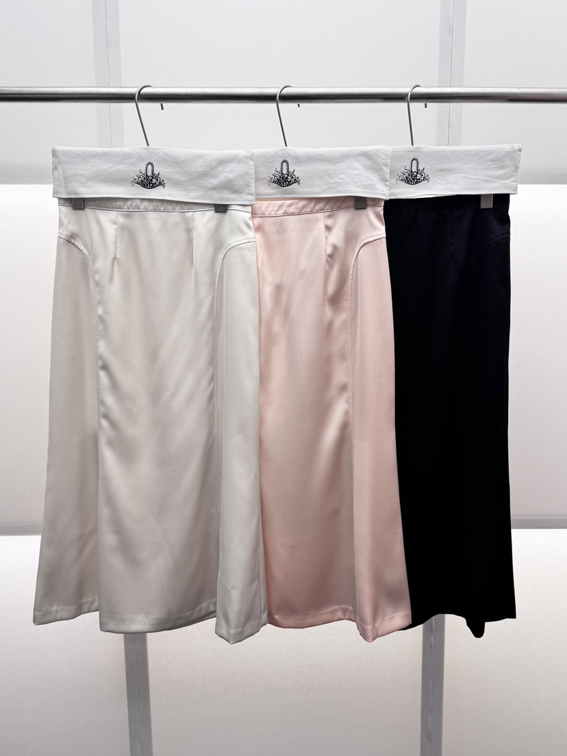 MILUI韓國代購女士新品真品人氣休閑時尚職業26春夏推薦長裙MILUI長裙