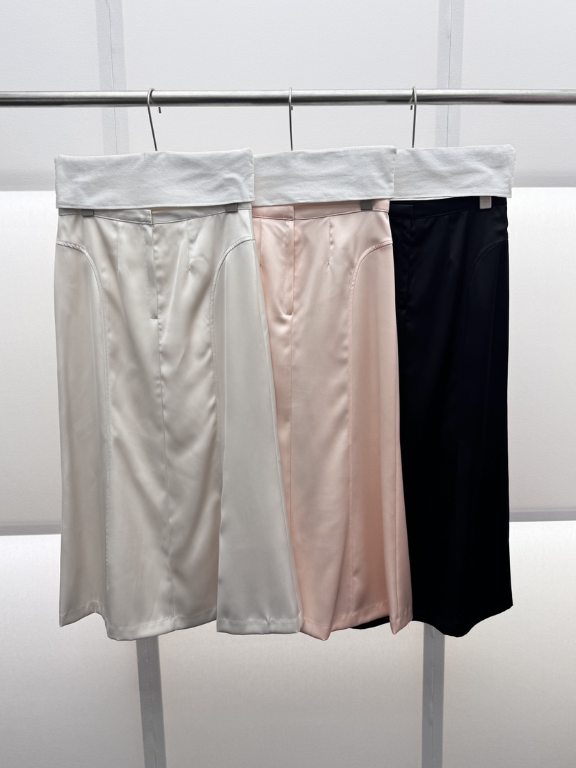 MILUI韓國代購女士新品真品人氣休閑時尚職業26春夏推薦長裙MILUI長裙