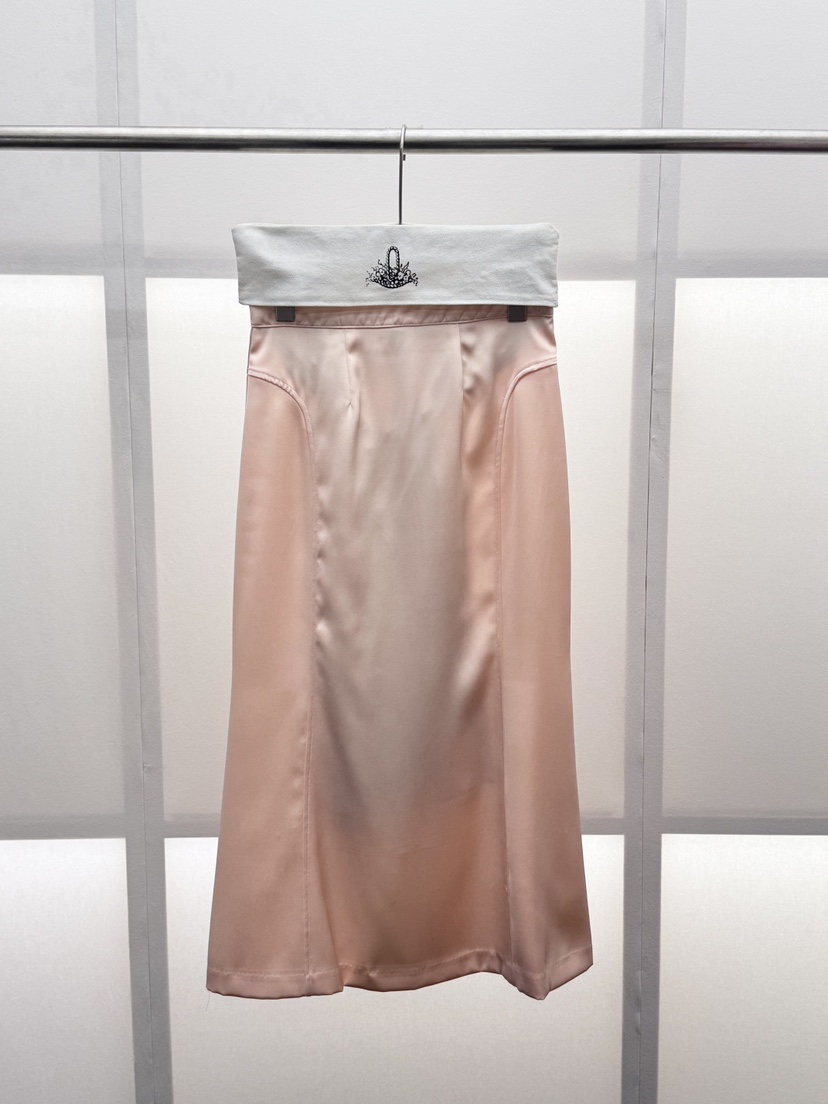 MILUI韓國代購女士新品真品人氣休閑時尚職業26春夏推薦長裙MILUI長裙