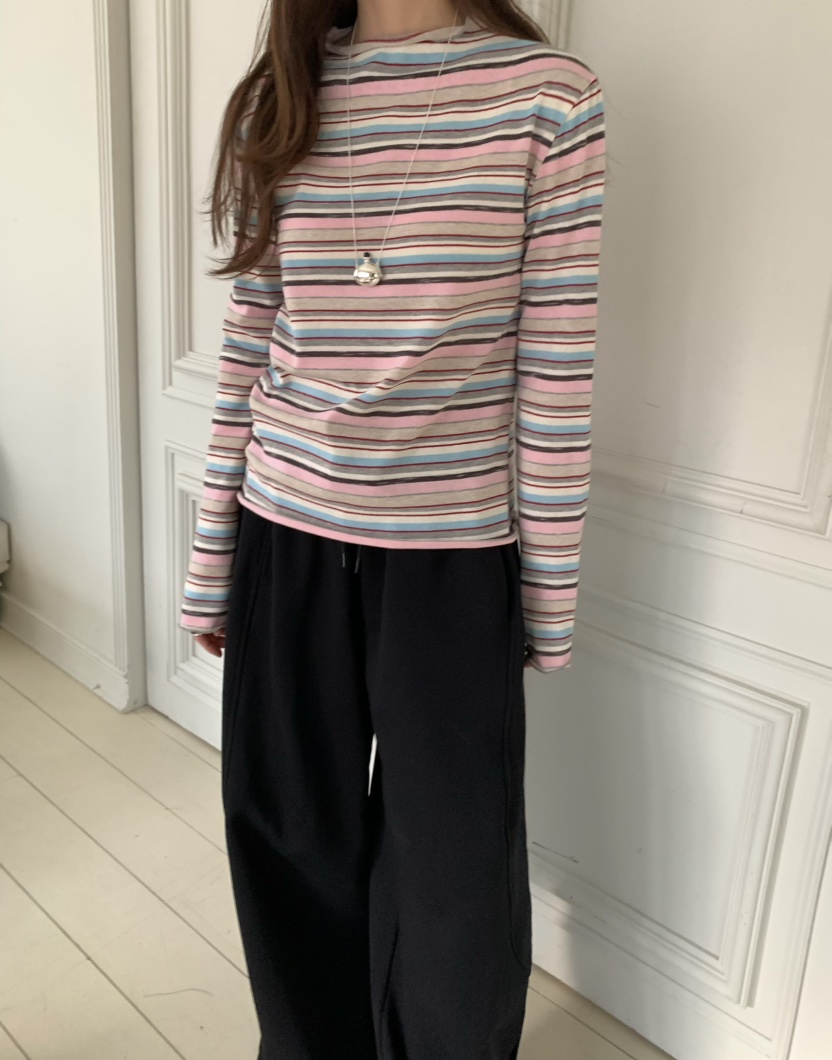 PEBBLE東大門代購女裝新款熱賣人氣真品時尚職業休閑長袖T恤PEBBLE長袖T恤