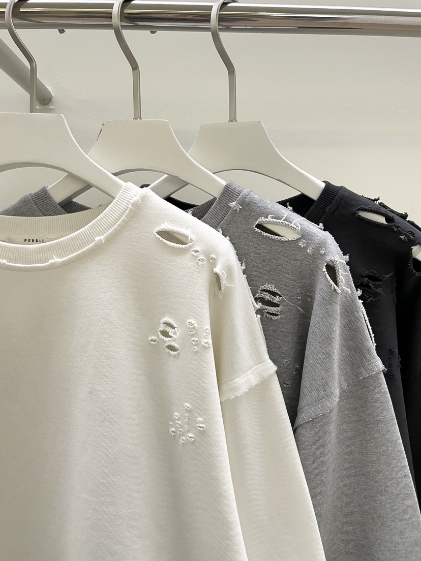 PEBBLE東大門直郵女士新款真品26春夏職業人氣時尚熱賣衛衣PEBBLE衛衣