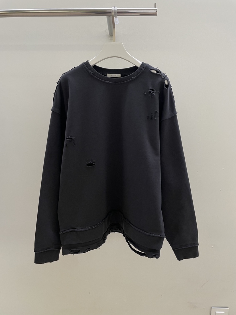 PEBBLE東大門直郵女士新款真品26春夏職業人氣時尚熱賣衛衣PEBBLE衛衣圖色3