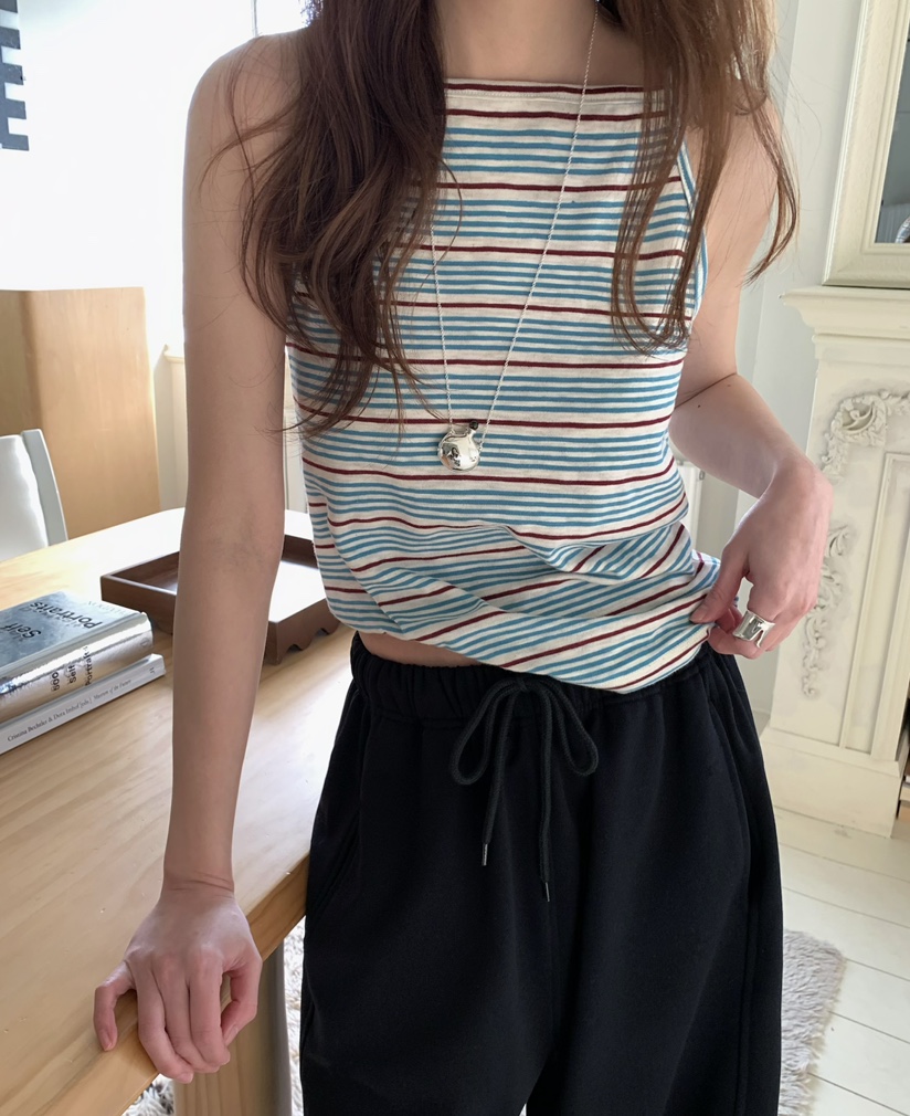 PEBBLE韓國代購女裝新品26春夏熱賣推薦人氣職業吊帶背心PEBBLE吊帶/背心