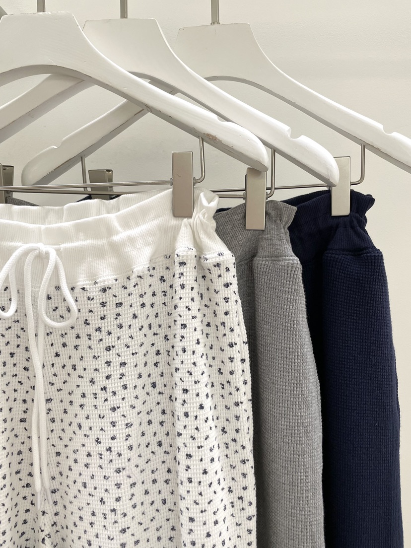 PEBBLE東大門實拍女士新款休閑時尚人氣休閑褲華夫格格紋PEBBLE休閑褲