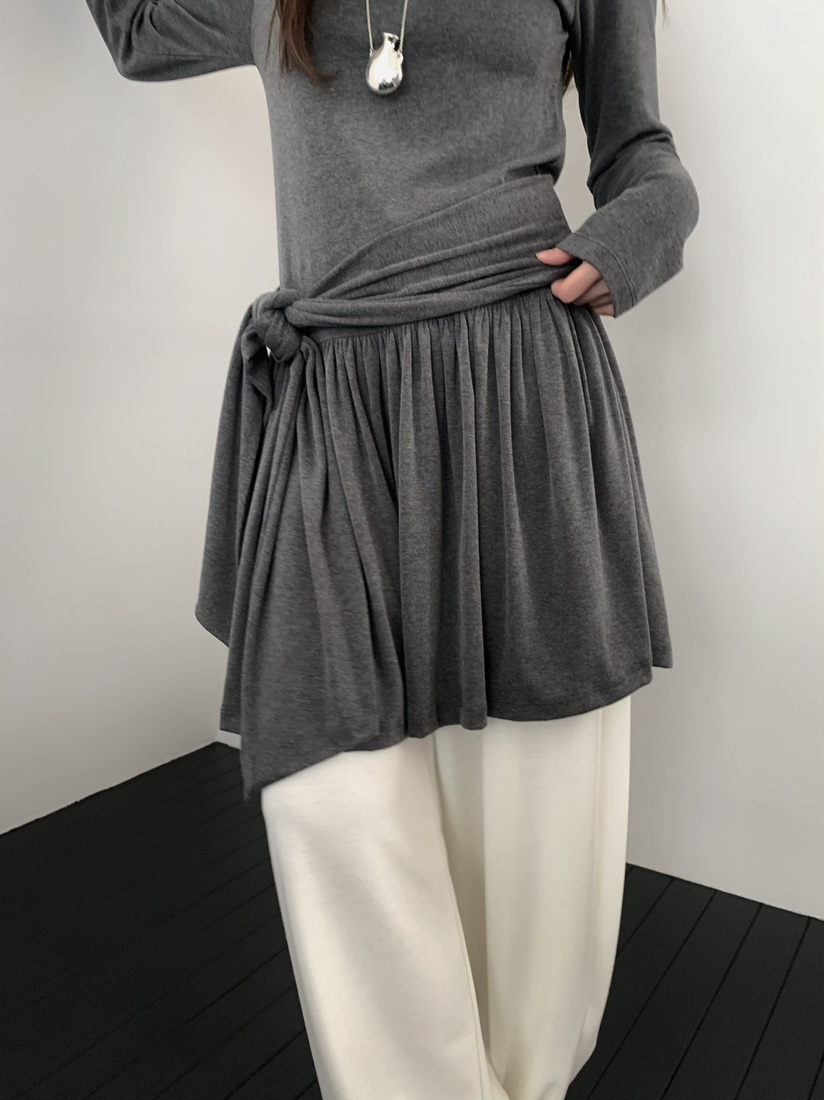 PEBBLE東大門實拍女士新品熱賣人氣真品職業休閑連衣裙褶皺PEBBLE連衣裙