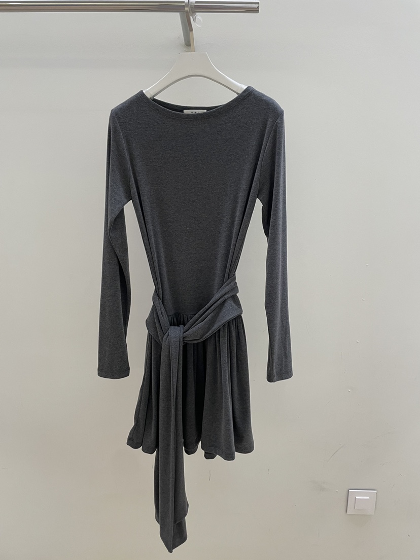 PEBBLE東大門實拍女士新品熱賣人氣真品職業休閑連衣裙褶皺PEBBLE連衣裙圖色1